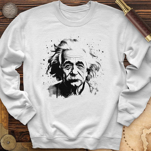 Mysterious Einstein Crewneck White / S