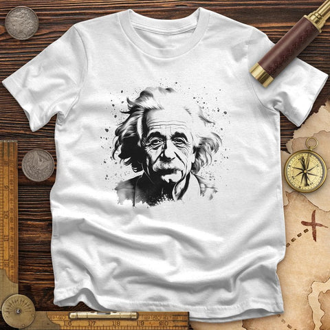 Mysterious Einstein T-Shirt White / S