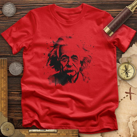 Mysterious Einstein T-Shirt Red / S