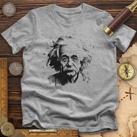 Mysterious Einstein T-Shirt Sport Grey / S