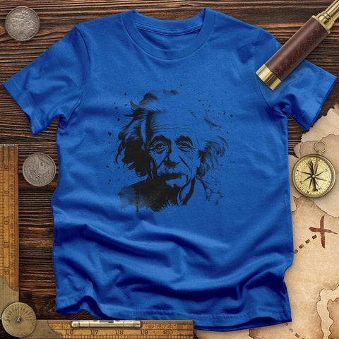 Mysterious Einstein T-Shirt Royal / S