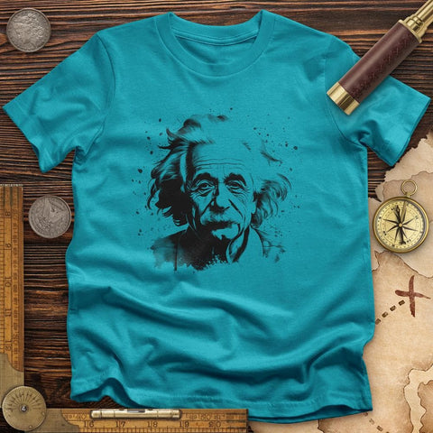 Mysterious Einstein T-Shirt Tropical Blue / S
