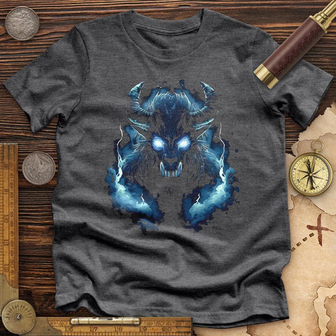 Mysterious Minotaur High Quality Tee Dark Grey Heather / S