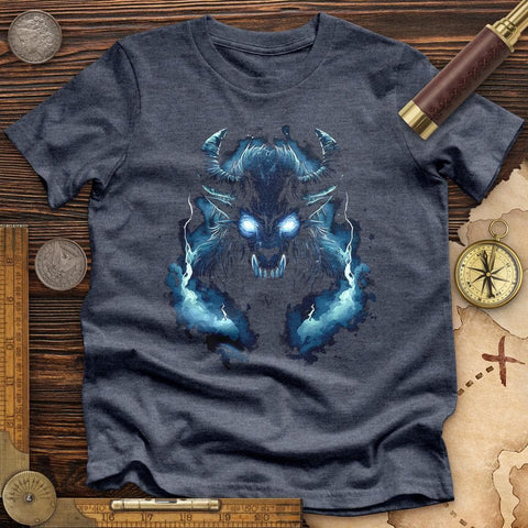 Mysterious Minotaur High Quality Tee Heather Navy / S