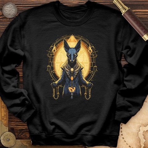 Mystical Anubis Crewneck Black / S