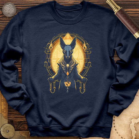 Mystical Anubis Crewneck Navy / S