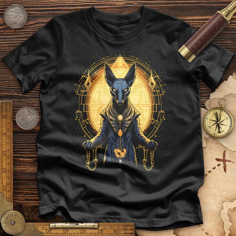 Mystical Anubis High Quality Tee Black / S