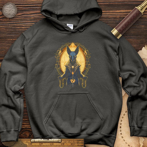 Mystical Anubis Hoodie Charcoal / S