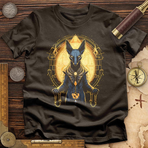 Mystical Anubis T-Shirt Dark Chocolate / S