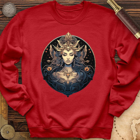 Mystical Artemis Crewneck Red / S