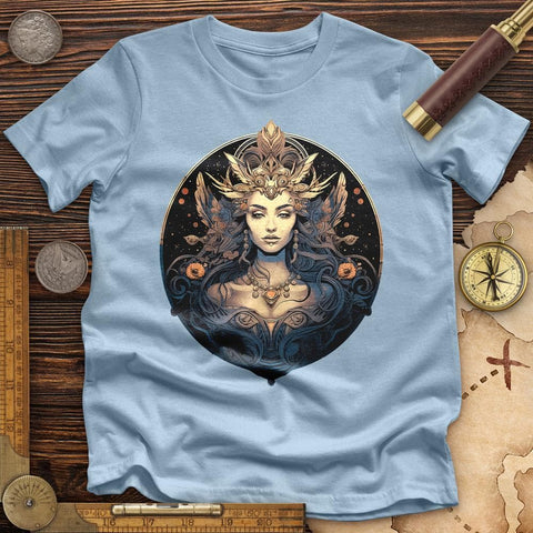 Mystical Artemis High Quality Tee Light Blue / S