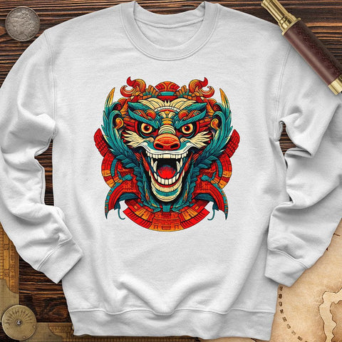 Mystical Quetzal Crewneck White / S