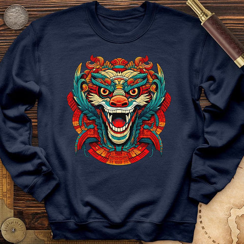 Mystical Quetzal Crewneck Navy / S