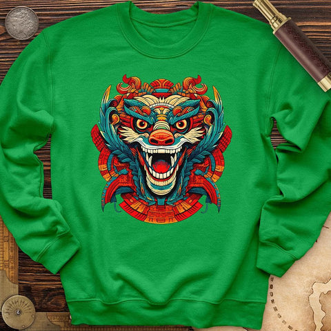 Mystical Quetzal Crewneck Irish Green / S