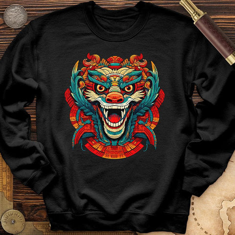 Mystical Quetzal Crewneck Black / S