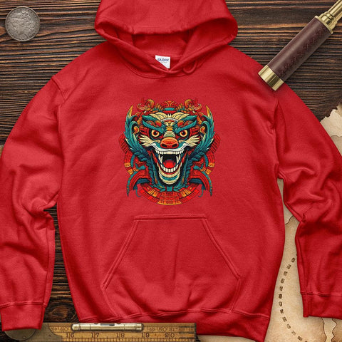 Mystical Quetzal Hoodie Red / S