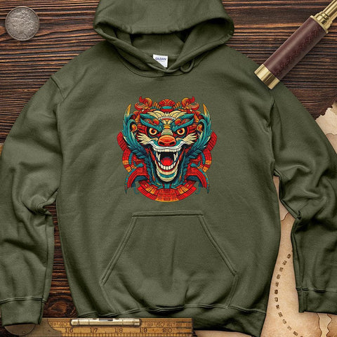 Mystical Quetzal Hoodie Military Green / S