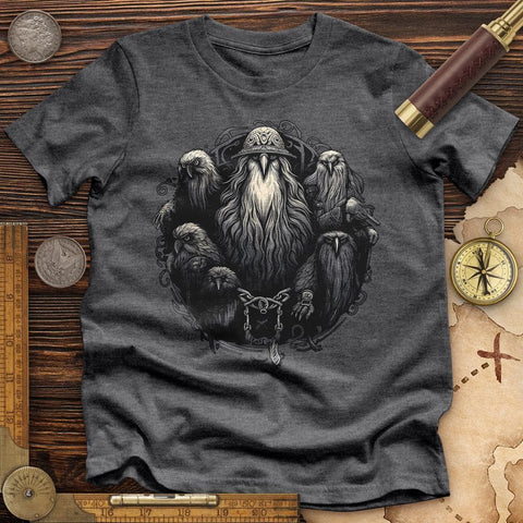 Mystical Ravens High Quality Tee Dark Grey Heather / S