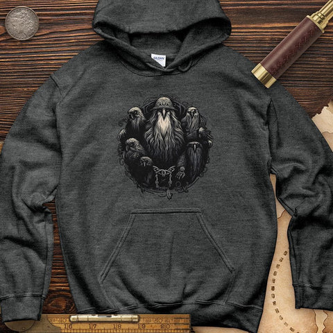 Mystical Ravens Hoodie Dark Heather / S