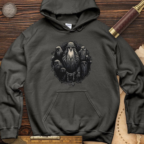 Mystical Ravens Hoodie Charcoal / S