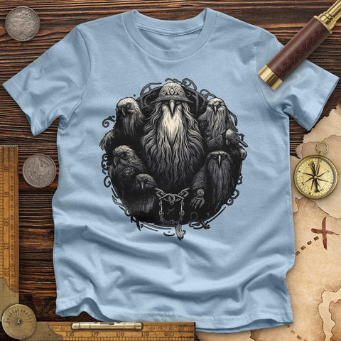 Mystical Ravens Premium QualityTee Light Blue / S