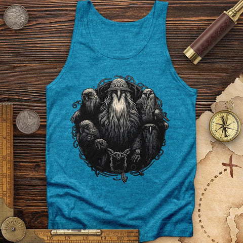 Mystical Ravens Tank Aqua TriBlend / XS