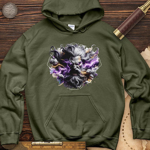 Mystical Zeus Hoodie Military Green / S