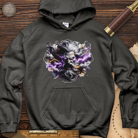 Mystical Zeus Hoodie Charcoal / S