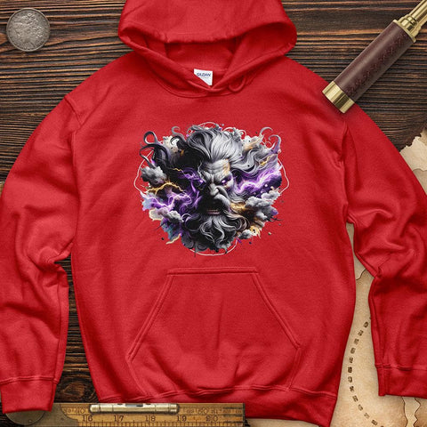 Mystical Zeus Hoodie Red / S