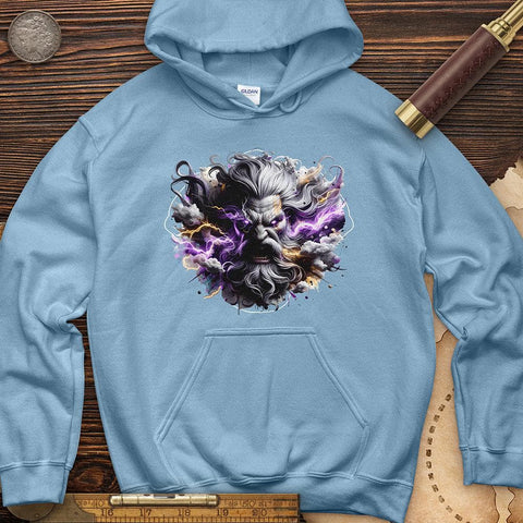 Mystical Zeus Hoodie Light Blue / S