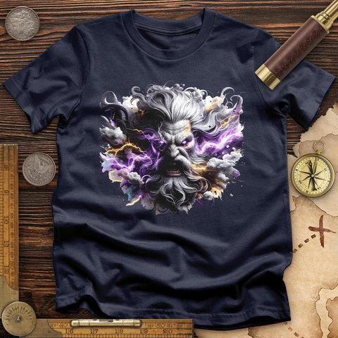 Mystical Zeus T-Shirt Navy / S