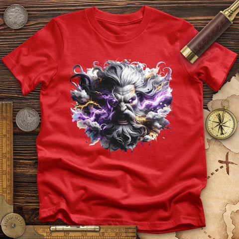 Mystical Zeus T-Shirt Red / S