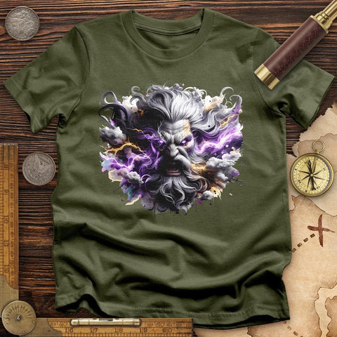 Mystical Zeus T-Shirt Military Green / S