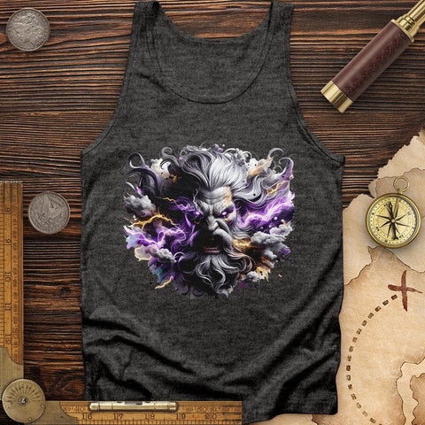 Mystical Zeus Tank Charcoal Black TriBlend / XS