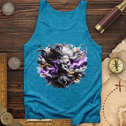 Mystical Zeus Tank Aqua TriBlend / XS