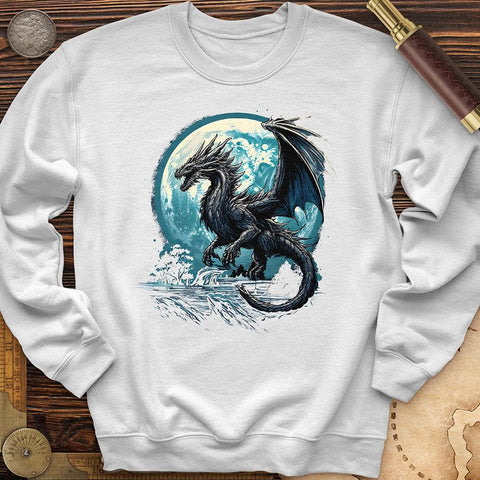 Mythical Dragon Crewneck White / S