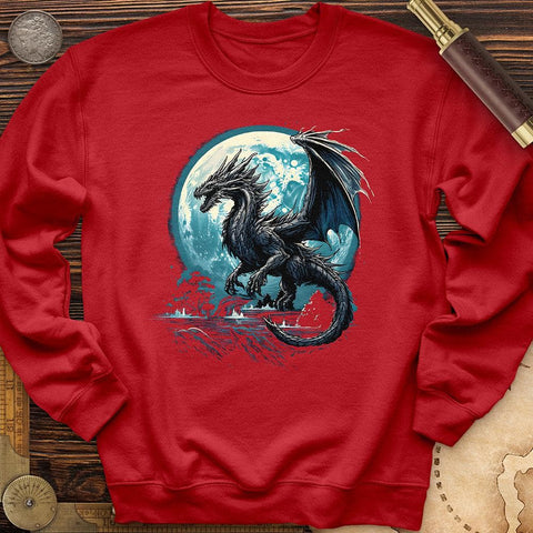 Mythical Dragon Crewneck Red / S