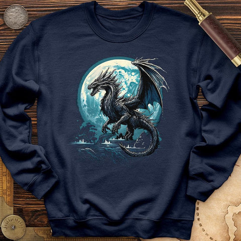 Mythical Dragon Crewneck Navy / S