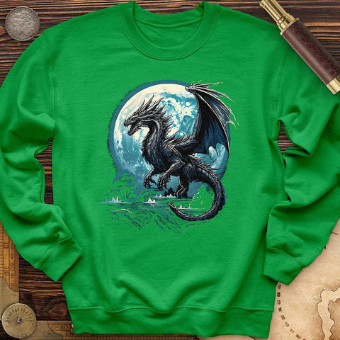 Mythical Dragon Crewneck Irish Green / S