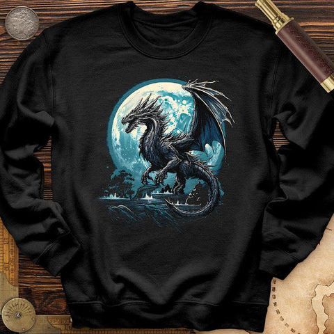 Mythical Dragon Crewneck Black / S