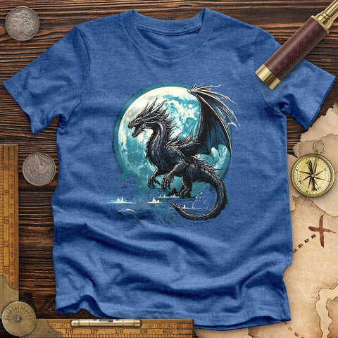 Mythical Dragon High Quality Tee Heather True Royal / S