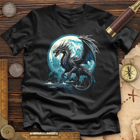 Mythical Dragon High Quality Tee Black / S