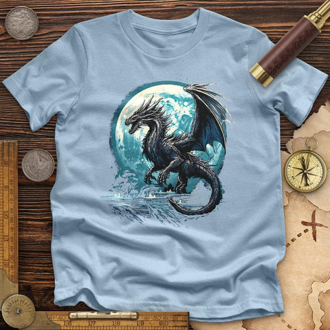 Mythical Dragon High Quality Tee Light Blue / S