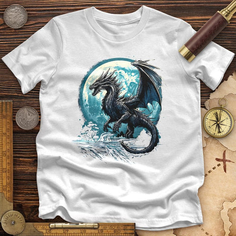 Mythical Dragon High Quality Tee White / S