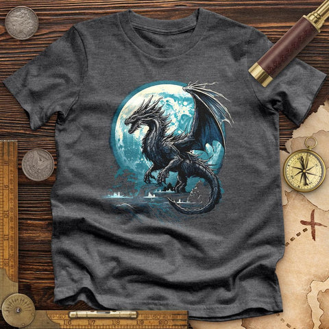 Mythical Dragon High Quality Tee Dark Grey Heather / S