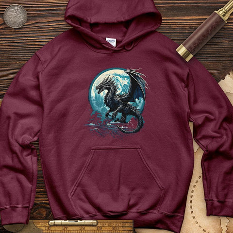 Mythical Dragon Hoodie Maroon / S