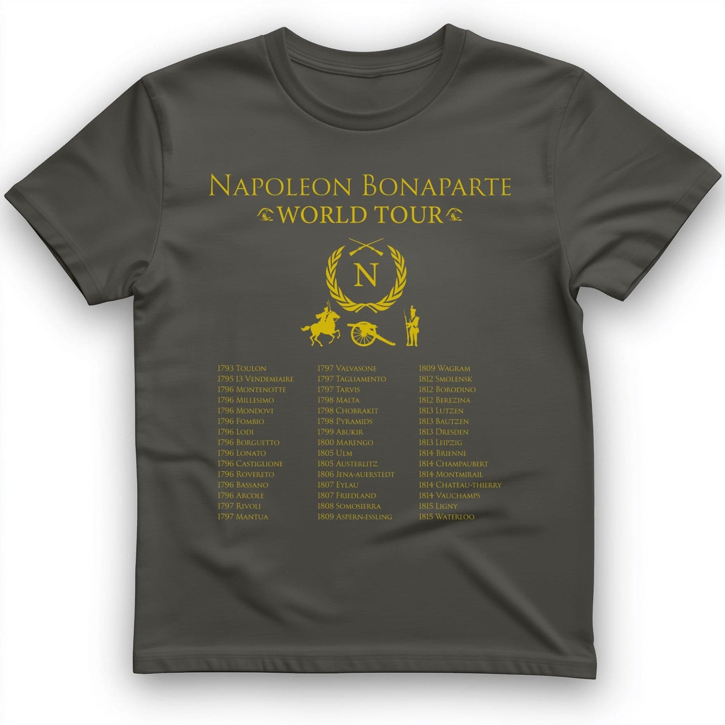 Napoleon World Tour T-Shirt Charcoal / S