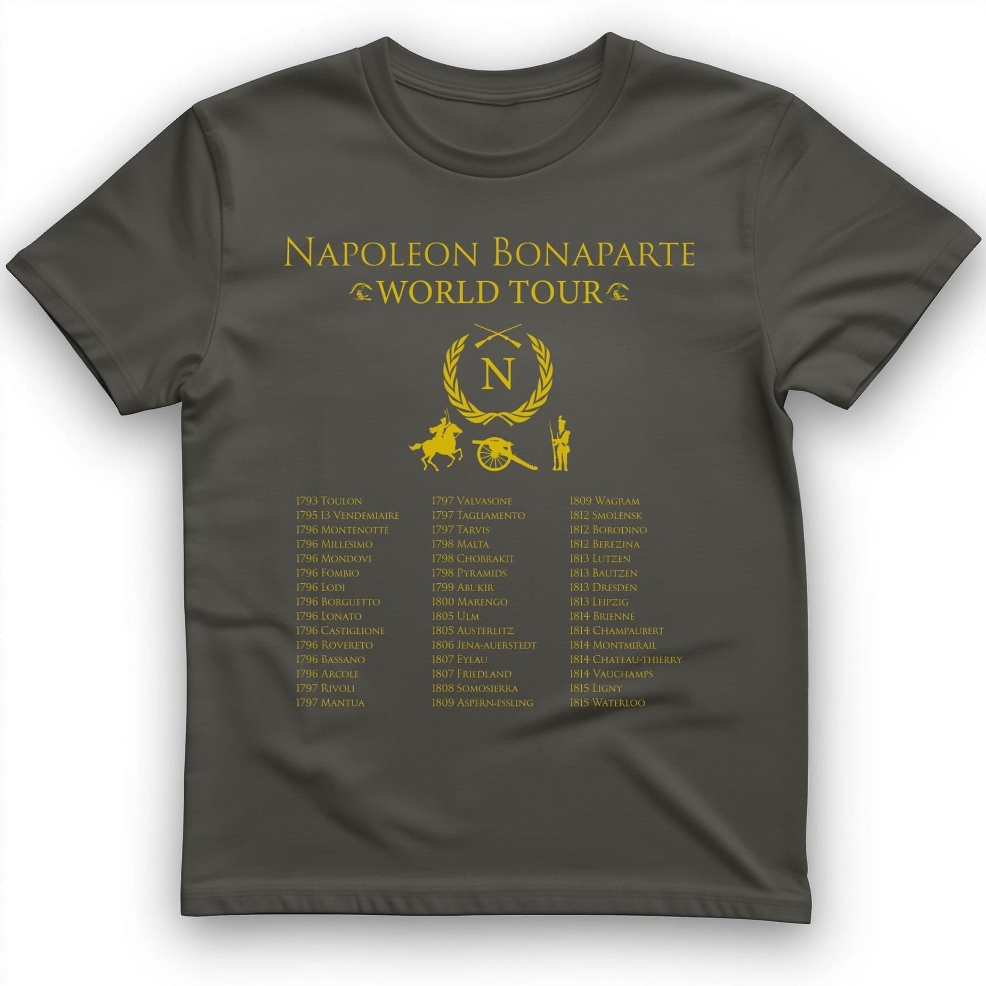 Napoleon World Tour T-Shirt Charcoal / S