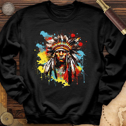 Native American Chief Crewneck