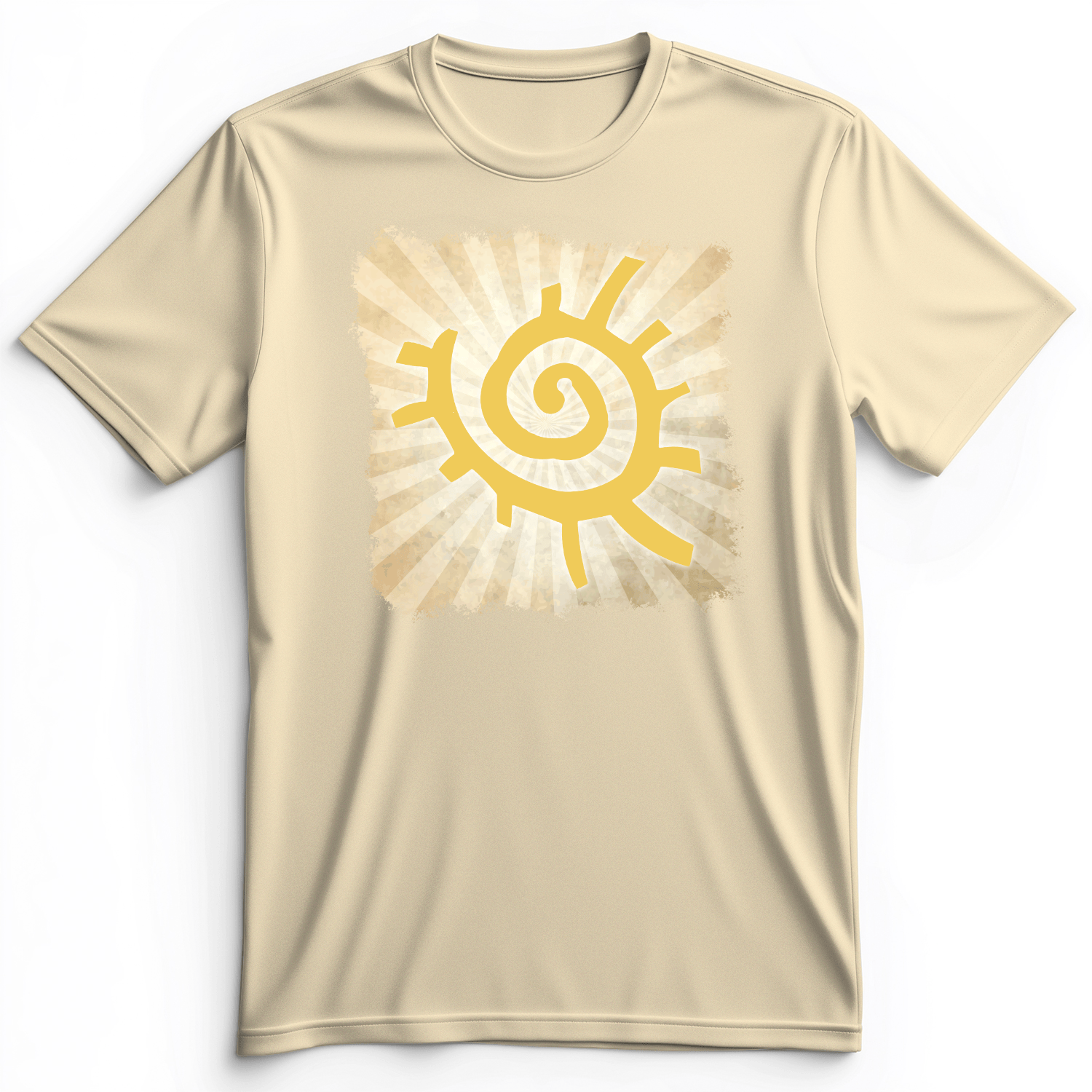 Native American Sun Symbol Premium Tee Natural / S